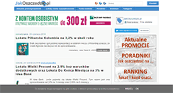 Desktop Screenshot of jakoszczedzic.pl